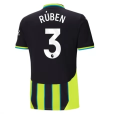 Manchester City FC Rúben 3 Vieraspelipaita 2024-25 Jalkapallo Pelipaidat Peliasut