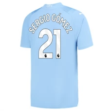 Manchester City FC Sergio Gómez 21 Kotipelipaita 2023-24 Jalkapallo Pelipaidat Peliasut