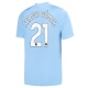 Manchester City FC Sergio Gómez 21 Kotipelipaita 2023-24 Jalkapallo Pelipaidat Peliasut