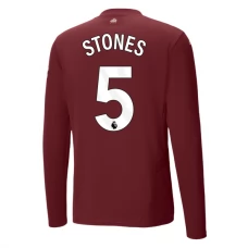 Manchester City FC Stones 5 Kolmas Pelipaita 2024-25 Jalkapallo Pelipaidat Peliasut(L/S)