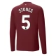 Manchester City FC Stones 5 Kolmas Pelipaita 2024-25 Jalkapallo Pelipaidat Peliasut(L/S)