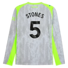 Manchester City FC Stones 5 Kolmas Pelipaita 2025-26 Jalkapallo Pelipaidat Peliasut(L/S)