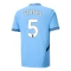 Manchester City FC Stones 5 Kotipelipaita 2024-25 Jalkapallo Pelipaidat Peliasut