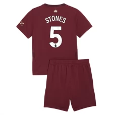 Manchester City FC Stones 5 Lasten Kolmas Pelipaita 2024-25 Jalkapallo Pelipaidat Peliasut