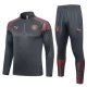 Manchester City FC Verryttelypuku 2023-24 - 1-4 Zip Harmaa
