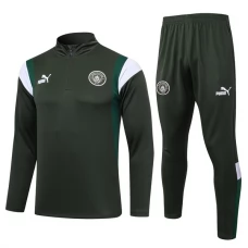 Manchester City FC Verryttelypuku 2023-24 - 1-4 Zip Vihreä