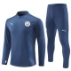 Manchester City FC Verryttelypuku 2024-25 - 1-4 Zip Laivastonsininen