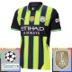 Manchester City FC Vieraspelipaita Champions League With Patch 2024-25 Jalkapallo Pelipaidat Peliasut