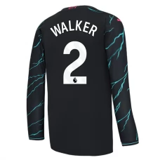 Manchester City FC Walker 2 Kolmas Pelipaita 2023-24 Jalkapallo Pelipaidat Peliasut(L/S)