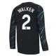 Manchester City FC Walker 2 Kolmas Pelipaita 2023-24 Jalkapallo Pelipaidat Peliasut(L/S)