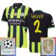 Manchester City FC Walker 2 Vieraspelipaita Champions League With Patch 2024-25 Jalkapallo Pelipaidat Peliasut
