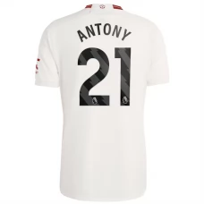 Manchester United FC Antony 21 Kolmas Pelipaita 2023-24 Jalkapallo Pelipaidat Peliasut