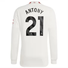Manchester United FC Antony 21 Kolmas Pelipaita 2023-24 Jalkapallo Pelipaidat Peliasut(L/S)