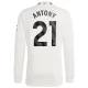Manchester United FC Antony 21 Kolmas Pelipaita 2023-24 Jalkapallo Pelipaidat Peliasut(L/S)