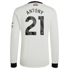 Manchester United FC Antony 21 Kolmas Pelipaita 2024-25 Jalkapallo Pelipaidat Peliasut(L/S)