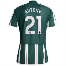 Manchester United FC Antony 21 Vieraspelipaita 2023-24 Jalkapallo Pelipaidat Peliasut