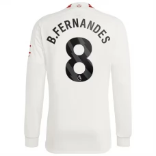 Manchester United FC B.Fernandes 8 Kolmas Pelipaita 2023-24 Jalkapallo Pelipaidat Peliasut(L/S)