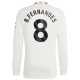 Manchester United FC B.Fernandes 8 Kolmas Pelipaita 2023-24 Jalkapallo Pelipaidat Peliasut(L/S)