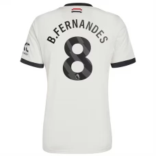 Manchester United FC B.Fernandes 8 Kolmas Pelipaita 2024-25 Jalkapallo Pelipaidat Peliasut