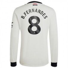 Manchester United FC B.Fernandes 8 Kolmas Pelipaita 2024-25 Jalkapallo Pelipaidat Peliasut(L/S)