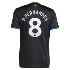 Manchester United FC B.Fernandes 8 Kolmas Pelipaita 2025-26 Jalkapallo Pelipaidat Peliasut