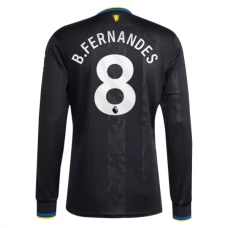 Manchester United FC B.Fernandes 8 Kolmas Pelipaita 2025-26 Jalkapallo Pelipaidat Peliasut(L/S)