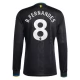 Manchester United FC B.Fernandes 8 Kolmas Pelipaita 2025-26 Jalkapallo Pelipaidat Peliasut(L/S)