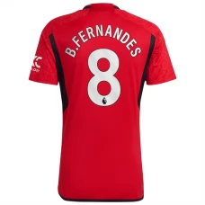 Manchester United FC B.Fernandes 8 Kotipelipaita 2023-24 Jalkapallo Pelipaidat Peliasut