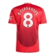 Manchester United FC B.Fernandes 8 Kotipelipaita 2024-25 Jalkapallo Pelipaidat Peliasut