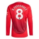 Manchester United FC B.Fernandes 8 Kotipelipaita 2024-25 Jalkapallo Pelipaidat Peliasut(L/S)