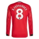 Manchester United FC B.Fernandes 8 Kotipelipaita 2025-26 Jalkapallo Pelipaidat Peliasut(L/S)