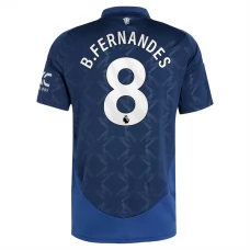 Manchester United FC B.Fernandes 8 Vieraspelipaita 2024-25 Jalkapallo Pelipaidat Peliasut