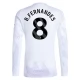 Manchester United FC B.Fernandes 8 Vieraspelipaita 2025-26 Jalkapallo Pelipaidat Peliasut(L/S)