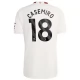 Manchester United FC Casemiro 18 Kolmas Pelipaita 2023-24 Jalkapallo Pelipaidat Peliasut