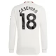 Manchester United FC Casemiro 18 Kolmas Pelipaita 2023-24 Jalkapallo Pelipaidat Peliasut(L/S)