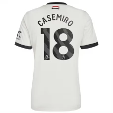 Manchester United FC Casemiro 18 Kolmas Pelipaita 2024-25 Jalkapallo Pelipaidat Peliasut
