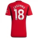Manchester United FC Casemiro 18 Kotipelipaita 2023-24 Jalkapallo Pelipaidat Peliasut