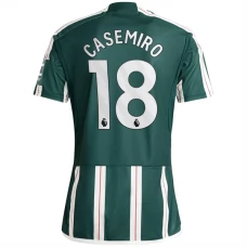 Manchester United FC Casemiro 18 Vieraspelipaita 2023-24 Jalkapallo Pelipaidat Peliasut