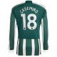 Manchester United FC Casemiro 18 Vieraspelipaita 2023-24 Jalkapallo Pelipaidat Peliasut(L/S)
