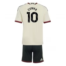 Manchester United FC Cunha 10 Kolmospaita 2026-27 Lasten Pelipaita