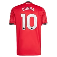 Manchester United FC Cunha 10 Kotipelipaita 2025-26 Jalkapallo Pelipaidat Peliasut