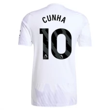 Manchester United FC Cunha 10 Vieraspelipaita 2025-26 Jalkapallo Pelipaidat Peliasut