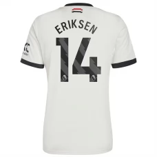 Manchester United FC Eriksen 14 Kolmas Pelipaita 2024-25 Jalkapallo Pelipaidat Peliasut