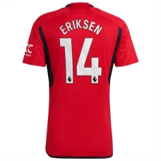 Manchester United FC Eriksen 14 Kotipelipaita 2023-24 Jalkapallo Pelipaidat Peliasut