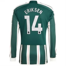 Manchester United FC Eriksen 14 Vieraspelipaita 2023-24 Jalkapallo Pelipaidat Peliasut(L/S)