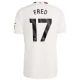 Manchester United FC Fred 17 Kolmas Pelipaita 2023-24 Jalkapallo Pelipaidat Peliasut