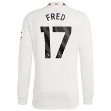 Manchester United FC Fred 17 Kolmas Pelipaita 2023-24 Jalkapallo Pelipaidat Peliasut(L/S)