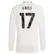 Manchester United FC Fred 17 Kolmas Pelipaita 2023-24 Jalkapallo Pelipaidat Peliasut(L/S)