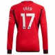 Manchester United FC Fred 17 Kotipelipaita 2023-24 Jalkapallo Pelipaidat Peliasut(L/S)