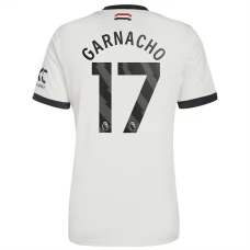 Manchester United FC Garnacho 17 Kolmas Pelipaita 2024-25 Jalkapallo Pelipaidat Peliasut